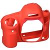 easyCover silicone custodia protettiva per fotocamera Canon 5D Mark IV (rosso)