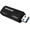 Gigastone Chiavetta USB 256 GB, Z30 USB 3.2 Gen 1 Professional Serie, Senza cappuccio con design retrattile, compatibile con interfaccia USB 2.0 / USB 3.0 / USB 3.1