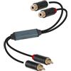 YANBORONSN RCA Noise Lsolator, Ground Loop Lsolator, Automotive Amplifier Noise Filter, Hum Eliminator, per luoghi stereo come autoradio e home stereo