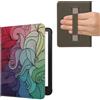 kwmobile Custodia Cinturino Mano Compatibile con AmazonKindle Paperwhite (2024)/Colorsoft Cover - eBook Reader Case - Cover eReader Simil Pelle Gioco di Colore