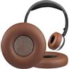 SOULWIT Cuscinetti di ricambio in pelle proteica per AKG Pro Audio K402/K403/K412/K420/K430/K450/K451/K452/Q460/K480/K24P/K26P/K412P/K414P/K416P, cuscinetti auricolari con schiuma di isolamento