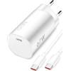 ACOCOBUY 67W Caricabatterie Rapido e 6A Cavo USB C a C 1m per Xiaomi 14T 13T 12 11 Ultra Caricabatterie rapida per Redmi Note 15 14 13 12 11 10 Pro POCO X7 X6 M6 X5 F5 X4 X3 F3 per Mi 13 12 12 Lite 10T Pad 8 7