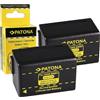 PATONA 2x DMW-BMB9 Batteria 895mAh compatibile con Panasonic Lumix DC-FZ82 DC-FZ82D DC-FZ83 FZ82 FZ82D FZ83 DMC FZ40 FZ45 FZ47 FZ48 FZ60 FZ62 FZ70 FZ72 FZ100 FZ150 DMW BMB9 Leica BP-DC9 V-Lux 2