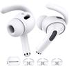 AhaStyle Ganci per le orecchie AirPods Pro 2 【Custodia portaoggetti aggiunta】3 paia di copriorecchie antiscivolo, in silicone, accessori compatibili con Apple AirPods Pro di seconda generazione 2022
