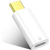 Diyuna Adattatore USB-C a per Apple Pencil di 1° generazione, compatibile con iPad 10/11 generazione, adattatore di ricarica e Bluetooth per Apple Pencil 1 - connettore placcato oro