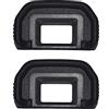 YRTIYO Mirino oculare 90D compatibile con Canon EOS 90D 80D 70D 60D 50D 40D 20D/5DII 6DII, sostituisce EB (2 confezioni)