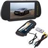 Yosoo Health Gear Monitor per Telecamera per Retromarcia, Display LCD per Specchietto Retrovisore per Auto da 7 Pollici Monitor per Telecamera per Retromarcia per Auto Schermo per Telecamera di