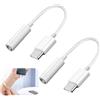 Riybyds 2 Pezzi Adattatore da USB C a Jack 3.5mm, Adattatore Jack USB, Audio Aux per Cuffie,Compatibile per Galaxy Note20,P40, Ampia compatibilità i telefoni Type C, Qualità del Suono Senza Perdite