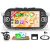 Rimoody 8 Core 6G+128G Wireless Carplay Android Autoradio per FIAT TIPO EGEA 2015-2017 7 Pollici Autoradio con Android Auto GPS Navi WiFi Mirror Link Bluetooth FM/RDS/DSP EQ/USB/SWC Telecamera Posteriore