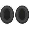 ECSiNG 1 paio di cuscinetti auricolari compatibili con cuffie Sennheiser PXC350 HD380pro HD380 PC350 PC350SE PXC450 Comfort in pelle cuscinetti auricolari parti di riparazione nero
