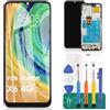 SRJTEK Schermo TFT per Honor X6 4G LCD Display per Honor X8 5G sostituzione schermo per X6 4G/X8 5G Digitizer Assembly VNE-LX1 kit di riparazione con telaio (nero)