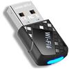 XIEANDKONG 【2-IN-1】Adattatore Bluetooth WLAN USB 3.0 Adattatore AX900Mbs, Chiavetta WiFi6 e Bluetooth 5.4 per PC 2.4GHz/5GHz antenna interna 5DBi compatibile con Windows 11/10/8.1/8/7, per PC/desktop/laptop