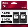 hehua 540 540xl Cartucce PG-540XL Nere Compatibili per Canon PG-540XL 540 Cartucce Nere 540 540xl per Canon PIXMA TS5150 MG3650 MG3350 TS5151 MG3150 MG3250 MX535 MX475 MG4250 (2 Nero)