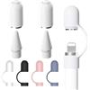 HANIUTTY 8 Tappi per Apple Pencil (2 Tappi Bianchi E Punte, 4 Custodie Protettive, in Pizzo), per Apple Pencil di Prima Generazione, Anti-Perdita in Silicone per Apple Pencil