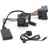 Qqmora Modulo Bluetooth per auto con microfono, cavo AUX Bluetooth 5.0, 150 cm/59,1 pollici per E60 E63 E64 E65 E66 E87, per M ASK ASK CD e CCC