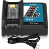 GatoPower DC18RCT DC18RC 7A Caricabatteria Rapido di Ricambio per Makita 14.4V-18V Caricabatterie Compatibile per Makita BL1850B BL1830 BL1840 BL1850 BL1860 BL1430 BL1440 BL1450 Batteria
