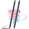 Peixiong 2 Pezzi Galaxy S24 Ultra S Pen di ricambio per Samsung Galaxy S24 Ultra Tutte le versioni Penna Stylus (Senza Bluetooth),Nero
