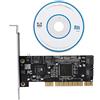 Cuifati Scheda Controller PCI, PCI SATA da 4 Porte PCI a 4 Porte SATA Interne 1.5Gbps Sil3114 Chipset Scheda Controller Raid con interfaccia SATA, Supporto 98SE/Me/2000/XP/NT4.0/XP 64