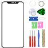 MovTEK Schermo in Vetro Anteriore di Ricambio +Oca Compatibile con iPhone 12/12 PRO con Kit Attrezzi (No Tattile e Display LCD) -6.1
