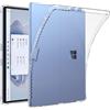GIOPUEY Cover per Surface Pro 7 2019, Scocca posteriore in TPU morbido, Copertura sottile, Protezione Airbag, Custodia