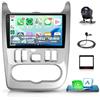 Rimoody 4G+128G Wireless Carplay Android 15 Autoradio per Renault Logan 1 Sandero 2009-2015 Largus Dacia Duster 9 Pollici Incell Schermo Autoradio con Android Auto GPS Navi WiFi Bluetooth FM/RDS EQ/USB/SWC