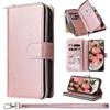 ZCDAYE Custodia a portafoglio per iPhone 7 Plus/8 Plus, di alta qualità, chiusura magnetica, tasca con cerniera, custodia a libro in pelle PU con 9 scomparti per carte di credito, supporto per iPhone