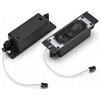 fasient Altoparlanti TV 2 Pezzi, Suono Stereo Completo con Bassi Potenti, 8 Ohm 10 Watt, Scatola Amplificatore Sostitutiva con Cavi Rosso e Bianco per LCD