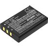 TECHTEK Batteria 1800mAh compatibile con [Silvercrest] 67099, 75981, HD camcorder SCAZ 5.00 A1, SCAZ 5.00 A1, B2, per [Toshiba] Camileo H30, Camileo X100, per [Ricoh] Caplio 300G, Capli FBA