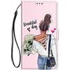 Choeeu ChoosEU Cover per Samsung Galaxy A10 2019 / M10 Custodia in Pelle Portafoglio Silicone Flip Case Elegante Disegni Antiurto Protettiva per Ragazze Donne Cover a Libro Magnetica con Stand - Ragazza
