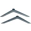 VINABTY Supporto TV per Hisense 75U6G, Gambe TV Grigie da Tavolo, Fissa con Viti, Compatibile 75 Pollici