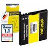 PATONA Batteria ricambio per Nokia BL-5F BL5F (1100mAh / 4.1Wh / 3.7V) compatibile con Nokia E65 N96 N95 N93i X5-00 Navigator 6210 6210S 6290 6710