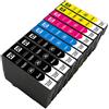 ESMOnline Cartucce di ricambio compatibili per Epson 029029XL (nero, ciano, magenta, giallo; set da 10) per Expression Home XP455 452 445 442 435 432 355 352 345 342 335 332 257 255 247 247