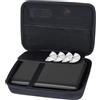 Lebakort Duro Viaggio Caso Custodia per YOTON/DBPOWER 10,5-11,5'' / DESOBRY 10,5-11,5'' Tragbarer DVD-Player(Nero)