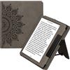 kwmobile Custodia eReader Compatibile con Amazon Kindle Oasis 10. Generation Cover - Cover eBook Pelle PU con Stand Cinturino Porta Carte Sole