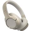 Fresh 'n Rebel Clam Core Cuffie Bluetooth Over Ear con Microfono ENC (chiamate perfette), Controllo del volume e tasti play/pause, 45 ore di Riproduzione, Senza Fili (Beige)