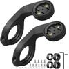 HTTYHT 2 Pezzi Supporto Manubrio da Bici Compatibile con Garmin Edge 530 540 520 510 500 200 130 25 20 840 830 820 810 800 1000 1030 1040 Plus Explore 2 Computer GPS Supporto da Bicicletta MTB da Corsa
