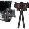 REYGEAK Aggiornato Moto Casco Mento Mount per GoPro Max Hero 10 9 8 7 6 5 Insta 360 One X DJI Osmo Action e più Action Camera, con GoPro Mount Adattatore Vite (Aspetto aggiornato)