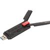 ciciglow Adattatore WiFi Dual Band da 1800 Mbps, Adattatore di Rete WiFi USB Wireless USB 3.0 con Doppia Antenna 3dbi per Windows 10, per Operativo Windows 11