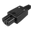 HeyNana Connettore IEC C13 Femmina, 250V 15A, Montaggio a pannello, Nero, 4,5 cm