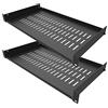 Jingchengmei HE 19 - Supporto universale a sbalzo per server rack, 25 cm, 2 pezzi