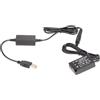 Hersmay Cavo adattatore di alimentazione USB + batteria decodificata LP-E17 DR-E18 per Canon EOS R8 R10 RP R50 M3 M5 M6 Mark II 77D 850D 800D 760D 750D 200DII 200D T6i T6s Rebel T7i Kiss X8 I