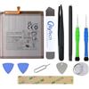OnlyTech - Kit di riparazione Batteria di ricambio Premium per Samsung Galaxy S22-3700mAh con 10 Strumenti e Adesivo