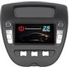 YZKONG Autoradio Linux per Peugeot 107, Citroën C1, Toyota Aygo - CarPlay Wireless/Android Auto, Bluetooth, FM/AM/RDS, USB HiFi 100W