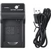 QIAO JIN LIN DSTE - Caricabatterie USB per fotocamera, compatibile con Samsung SLB-07 SLB-07B SLB-07EP SLB-07A batteria ricaricabile PL150 PL151