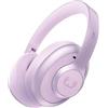 Fresh 'n Rebel Clam Ace 2, Cuffie ANC, Cancellazione Attiva del Rumore Ibrida, Modalità Suono Ambientale, Bluetooth Multipoint, Pieghevoli, Ricarica Rapida, 60h ANC/100h di Autonomia (Dreamy Lilac)