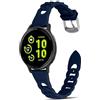 MaEiol Mail 20mm Cinturino Silicone per Garmin Approach S50/S44 / Garmin Vivoactive 6/Vivoactive 5 /Forerunner 570 42mm /Forerunner 165/165 Music, Cinturino Morbido Traspirante Sportivo Ricambio - Blu