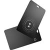 dibdib Ucard Wallet Tracker Card,sottile tracker Bluetooth,funziona con Find My solo iOS,ricaricabile,cercatore di portafogli e localizzatore di oggetti per portafogli,etichette per bagagli e altro nero