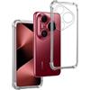 REY Cover in Gel TPU Anti-Shock per Huawei Pura 80 Ultra, Morbido Silicone Custodie Protettivo Case, Anti-Scratch, Protettiva Sottile Back Cover