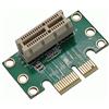 WLGQ Scheda Riser PCIE X1 maschio a femmina, PCI Express PCI-E 1X adattatore a 90 gradi, adatto per server, desktop, trasferimento di macchine minerarie Bitcoin