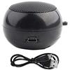 Mrisata Altoparlante PC USB, Altoparlante per Computer Cablato per Desktop/Laptop/Notebook, Mini Altoparlante per Laptop con Audio Stereo e Bassi Potenziati, Altoparlante USB Plug And Play(Nero)